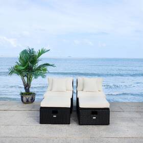 Safavieh Pat7515e Outdoor Pramla Settee - 29 Inch W X 23 D 25 H