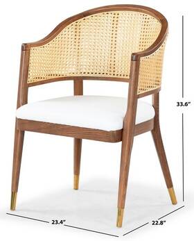 Safavieh Sfv4106d Rogue Rattan Dining Chair Reduced Price 2172782589
