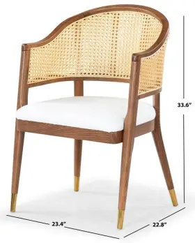 2172782589 Safavieh Sfv4106d Rogue Rattan Dining Chair Reduced Price