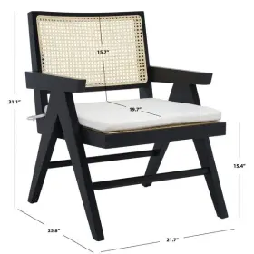 2172752381 Safavieh Sfv4135a Colette Rattan Accent Chair Reduced Price