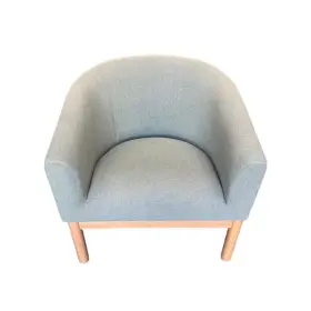 Sfv4700a Safavieh Curved Back Accent Chair Mid-century Solid Wood Legs In Seafoam By Stead