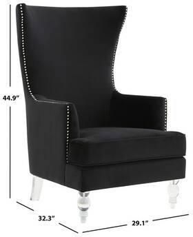 Safavieh Sfv4745f Geode Modern Wingback Chair Reduced Price 4172700169