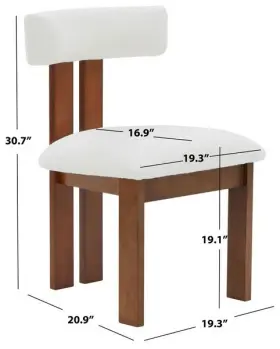 2172766936 Safavieh Sfv4859a Macey Boucle Dining Chair Reduced Price