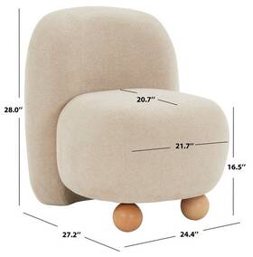 Safavieh Sfv5145b Kalia Boucle Accent Chair Reduced Price 2172773603