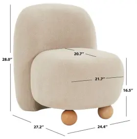 2172773603 Safavieh Sfv5145b Kalia Boucle Accent Chair Reduced Price