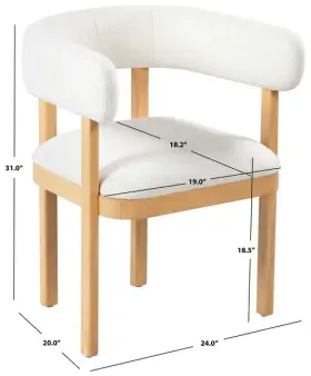 2172772130 Safavieh Sfv7234a Trystan Boucle Arm Chair Reduced Price