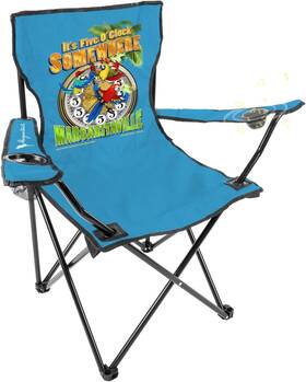 Sakar 021331046857 Margaritaville Folding Chair With Wireless Speakers Beach 5hr Playback