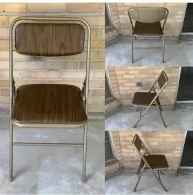 5813 Samsonite 1970 S Vintage Folding Chair Mid-century Modern Nice