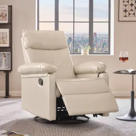 Hrc009 Sanopy 30 Rocker 360 Swivel Recliner Chair Manual Glider Reclining Adjustable