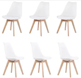 H01-2495 Segawe Set Of 4 Chair Dining Chairs For Kitchen Living Room