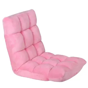 H01-8201-2-g5-luxus Segawe Adjustable Floor Chair Comfy Cushions Gaming Sofa Chiar Seat With Back Support Pink