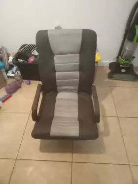 Ts-h01-8259 Segawe 360 Swivel Gaming Floor Chair Adjustable Back Armrest Folding Seat Video Gamer