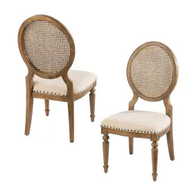 Sei Furniture 037732210278 Kippview Dining Chairs Natural