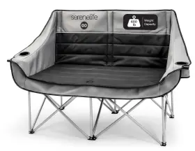 Serenelife 842893180830 Camping Loveseat For Couples Friends And Families