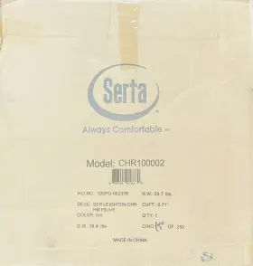 Chr100002 Serta Style Leighton Home Office Chair Ivory