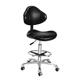 C123 Shenzhen Karrie 705644894915 Ergonomic Drafting Chair With Back Support Multi-functional Height Black