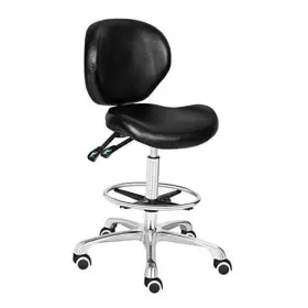 Kre-190523-b Shenzhen Karrie Adjustable Stools Drafting Chair With Backrest And Foot Rest Tilt Black