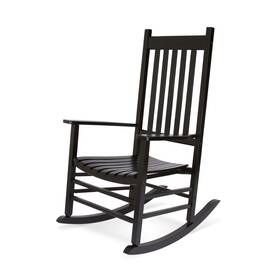 Shine Company 4332bk-ac Vermont Rocking Chair Classic Black - Scratch And Dent