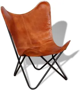 Shy Lets Touch The Sky 808219874418 Leather Living Room Chairs-butterfly Chair Brown Butterfly Chair-hand