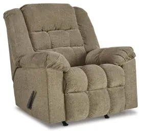 Signature Design By Ashley 024052842678 Kegler Contemporary Tufted Manual Rocker Recliner Light Brown