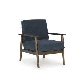 2610660 Signature Design By Ashley Bixler Showood Accent Chair Mid-century Modern Blue