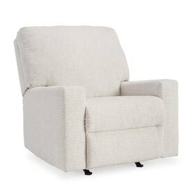 Signature Design By Ashley 5360325 Rannis Casual Manual Rocker Recliner White