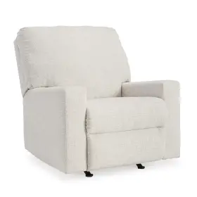 5360325 Signature Design By Ashley Rannis Casual Manual Rocker Recliner White