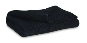 A1001086t Signature Design By Ashley Gayelery Cotton Throw Blanket Black Soft Machine