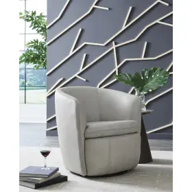 A3000703 Signature Design By Ashley Kierreys 360 Degree Leather Upholstered Swivel Chair