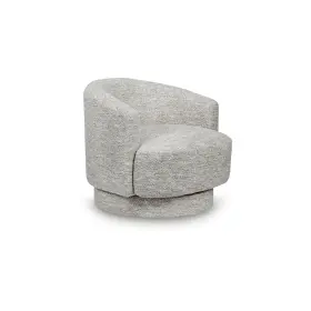 A3000731 Signature Design By Ashley Wardsor 360-degree Swivel Accent Chair In Stone Gray