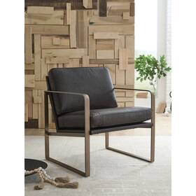 Signature Design By Ashley A3000763 Bradett Accent Chair Dark Brown Top Grain Leather