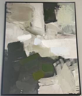 Signature Design By Ashley A8000459 Vinick Canvas Art Abstract For Living Room