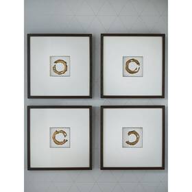 Signature Design By Ashley A8000491 Dallbourne Canvas Art Set Of 4 Abstract