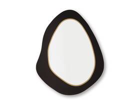 Signature Design By Ashley A8010414 Kierlock Accent Mirror Black/gold Finish Organic