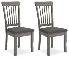 D194-01 Signature Design By Ashley Shullden Casual Dining Room Side Chair With Spindle B