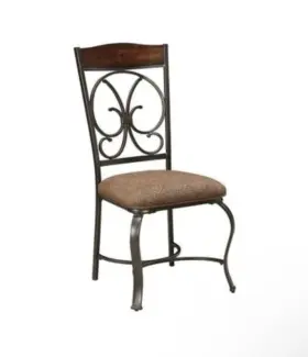 D329-01 Signature Design By Ashley Glambrey Brown Dining Upholstered Side Chairs 4