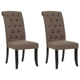 D530-02 Signature Design By Ashley Tripton Classic Tufted Upholsered 19.63 Inch Brownish Gray
