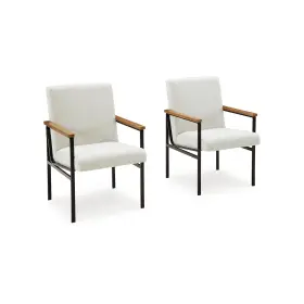 D790-02a Signature Design By Ashley Dressonni Upholstered Dining Arm Chairs Set Of 2