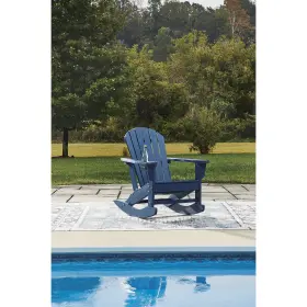 P019-827 Signature Design By Ashley Sundown Treasure Outdoor Adirondack Rocking Chair