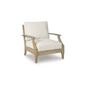 P601-820 Signature Design By Ashley Carter Hall Outdoor Lounge Chair With Cushion