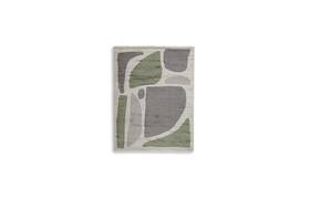 Signature Design By Ashley R407352 Anburgh 5ft X 7ft Shag Area Rug Gray/green/ivory