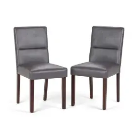Axcdchr-005-g Simpli Home Simplihome Dining Chair Ashford Stone Grey - Set Of 2