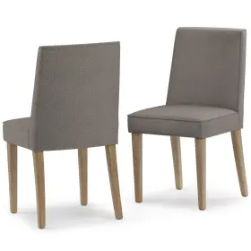 Simplihome 055663204012 Bartow Kitchen Chairs - Upholstered Solid Hardwood And Woven Polyester Kitche