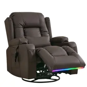 3hk7135pubr Situray Recliner Chair Swivel Modern Reclining Sofa With Massage Ambient Light