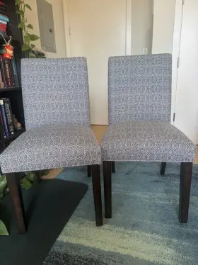 Eei-5081-whi Skyline Furniture A Pair Of Beautiful Dining Chairs Set 2