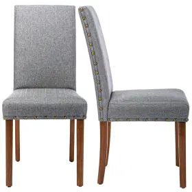 Snugway 658361226005 Parsons Kitchen Dining Chair Set Room Modern Upholstered Stylish Fabric High