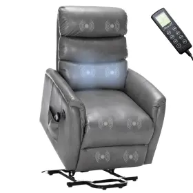 L8795 Snugway 8795 Electric Power Lift Recliner Chair Sofa Pu Leather With Massage And Heat