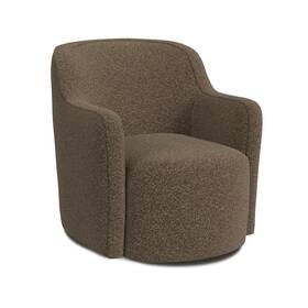 Spatial Order K8727-f2435-v Upholstered 360 Barrel Back Swivel Chair Accent Chairs For M