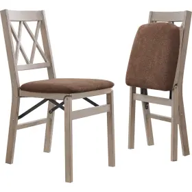 0460.8a742 Stakmore Driftwood Folding Chair 2-pack