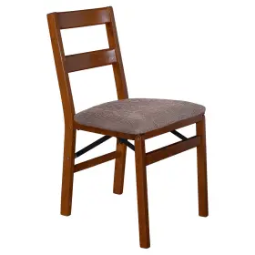 52161625 Stakmore Set Of 2 Classic Slat Back Folding Chair Fruitwood -